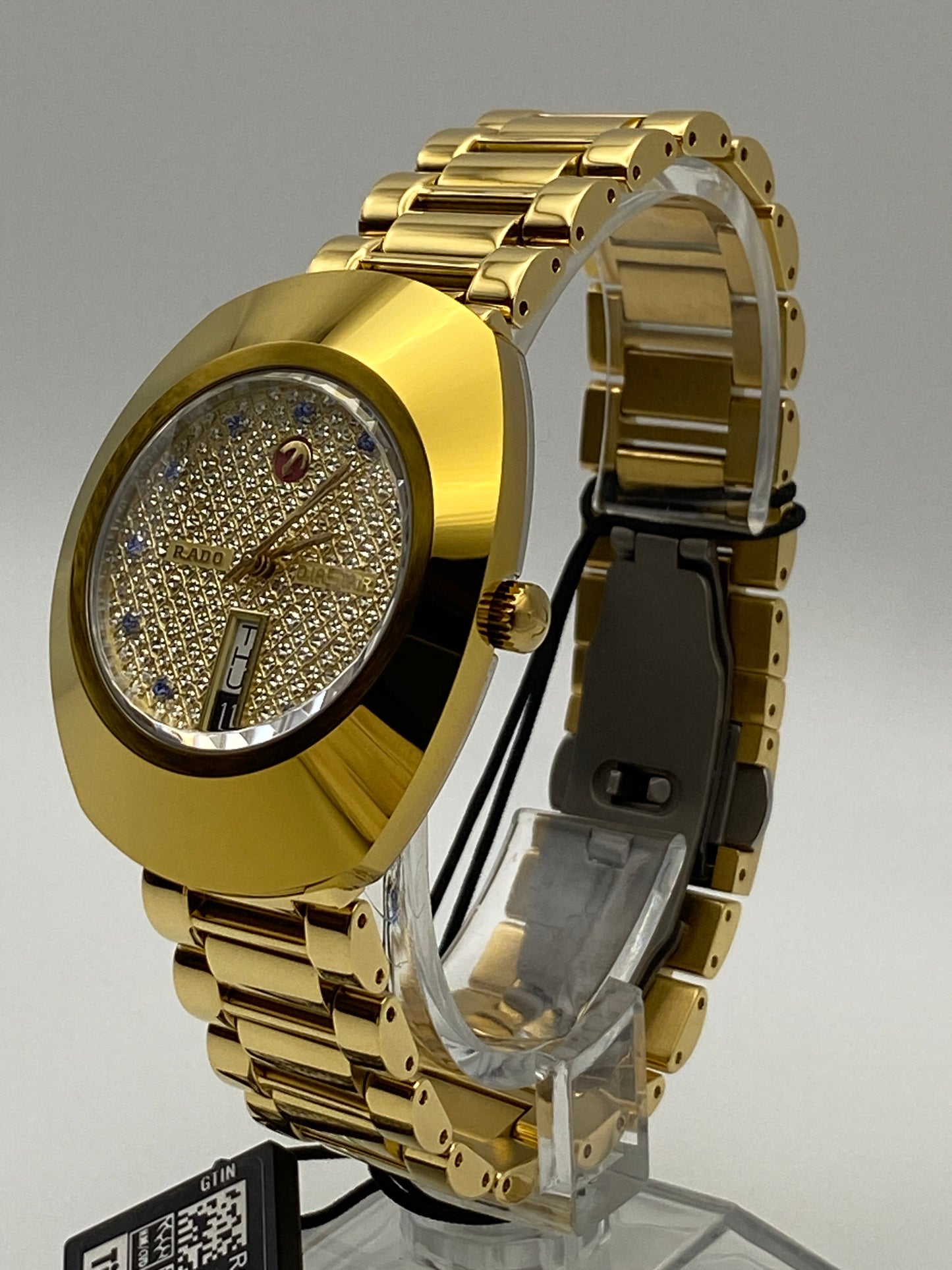 RADO DIASTAR 'The Original' Stone Set 35mm Automatic Wrist Watch (R12413314)