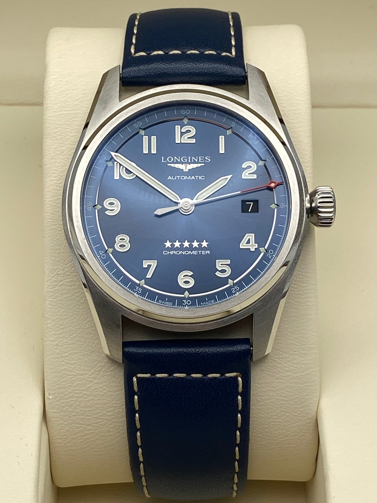 Longines Spirit Sunray Blue Men's Watch - L3.810.4.93.0