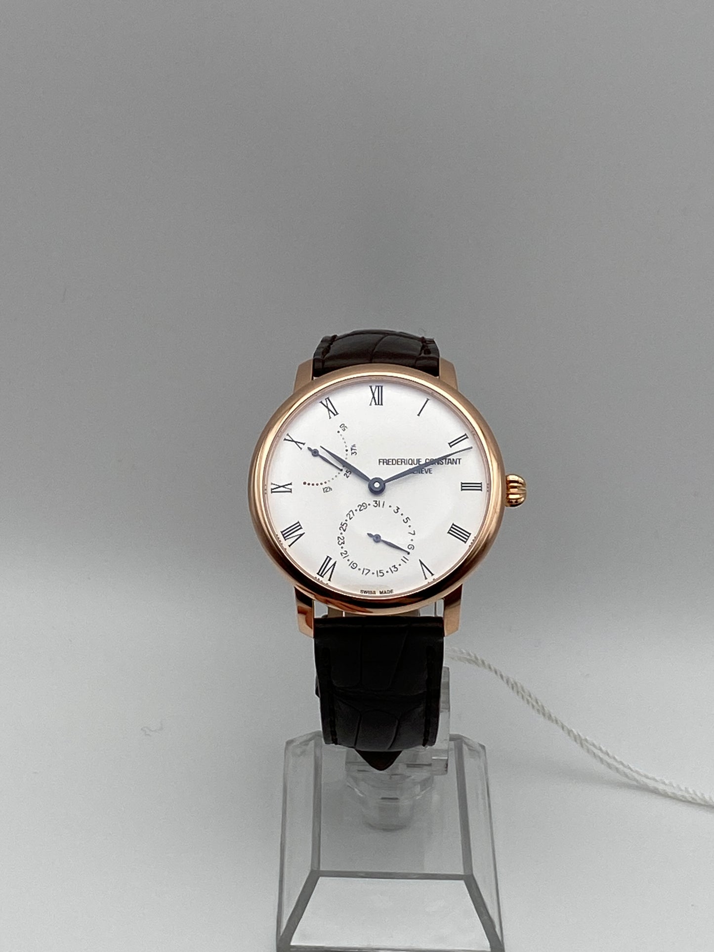 Frederique Constant Watch SlimLine Power Reserve Automatic Rose gold FC-723WR3S4
