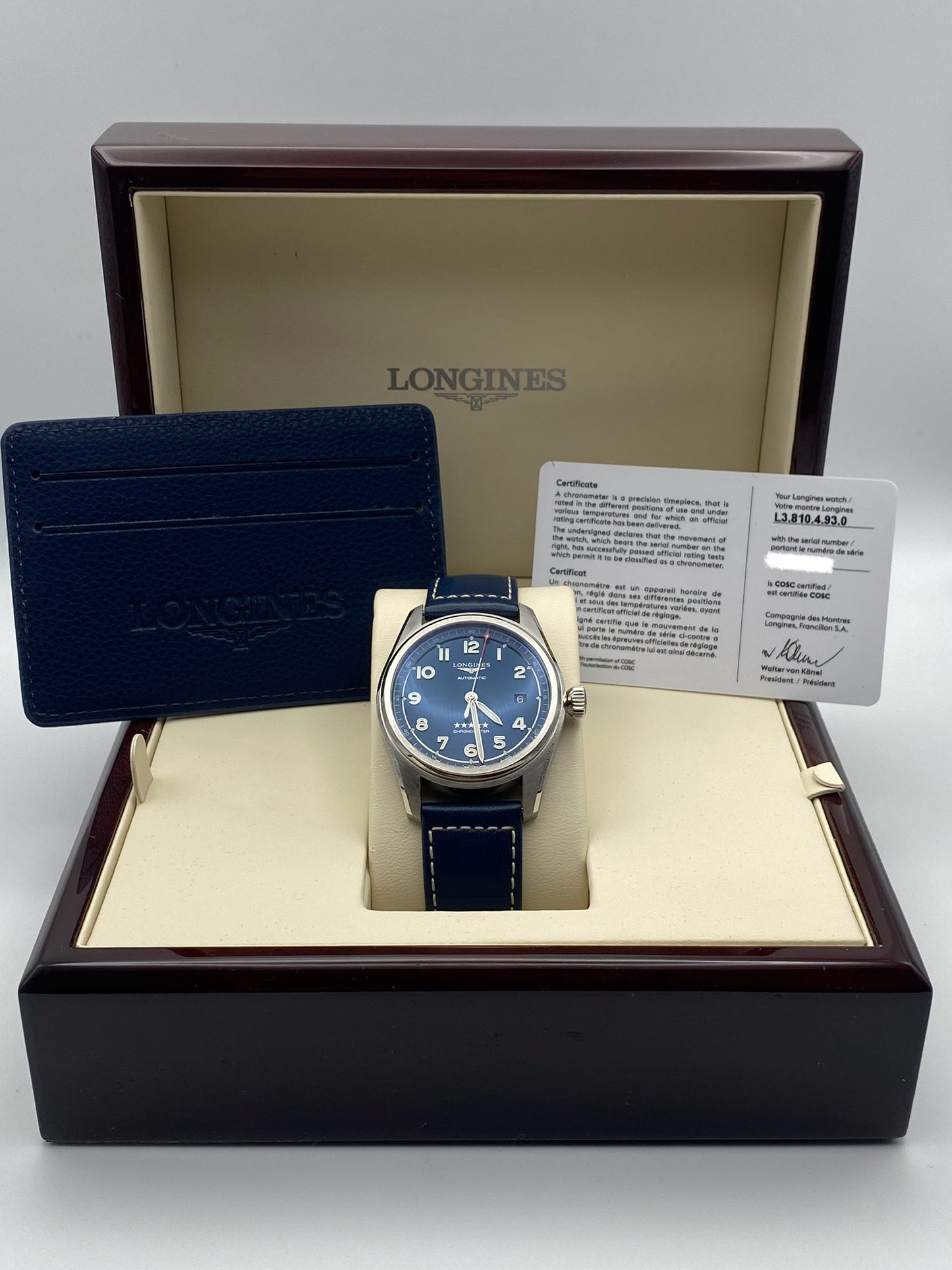 Longines Spirit Sunray Blue Men's Watch - L3.810.4.93.0