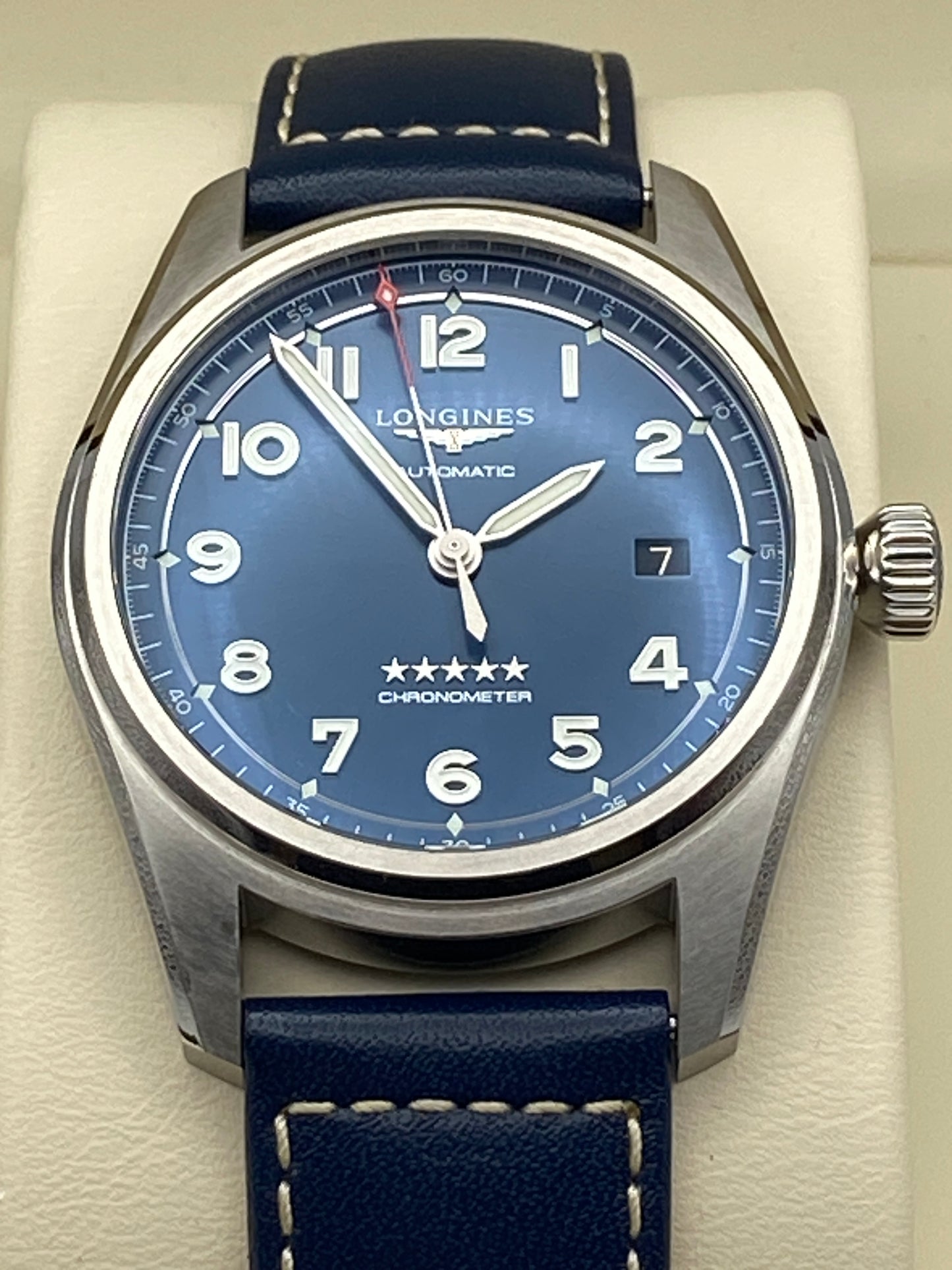 Longines Spirit Sunray Blue Men's Watch - L3.810.4.93.0