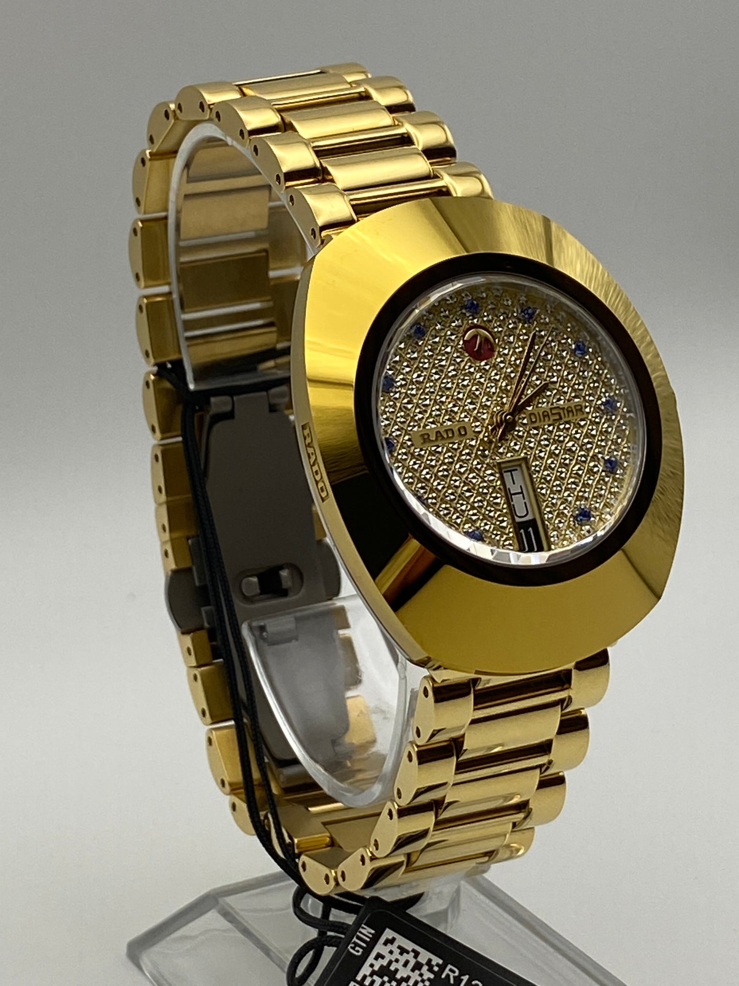 RADO DIASTAR 'The Original' Stone Set 35mm Automatic Wrist Watch (R12413314)
