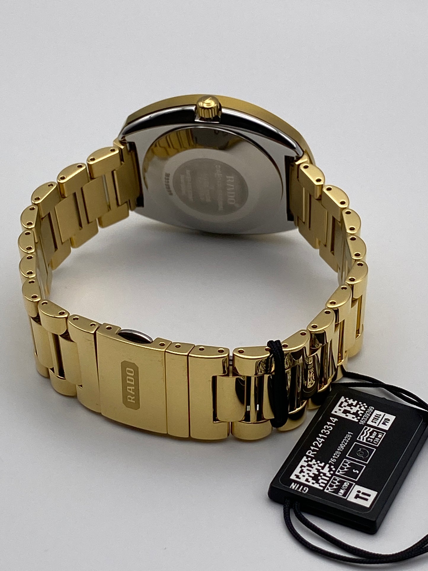 RADO DIASTAR 'The Original' Stone Set 35mm Automatic Wrist Watch (R12413314)