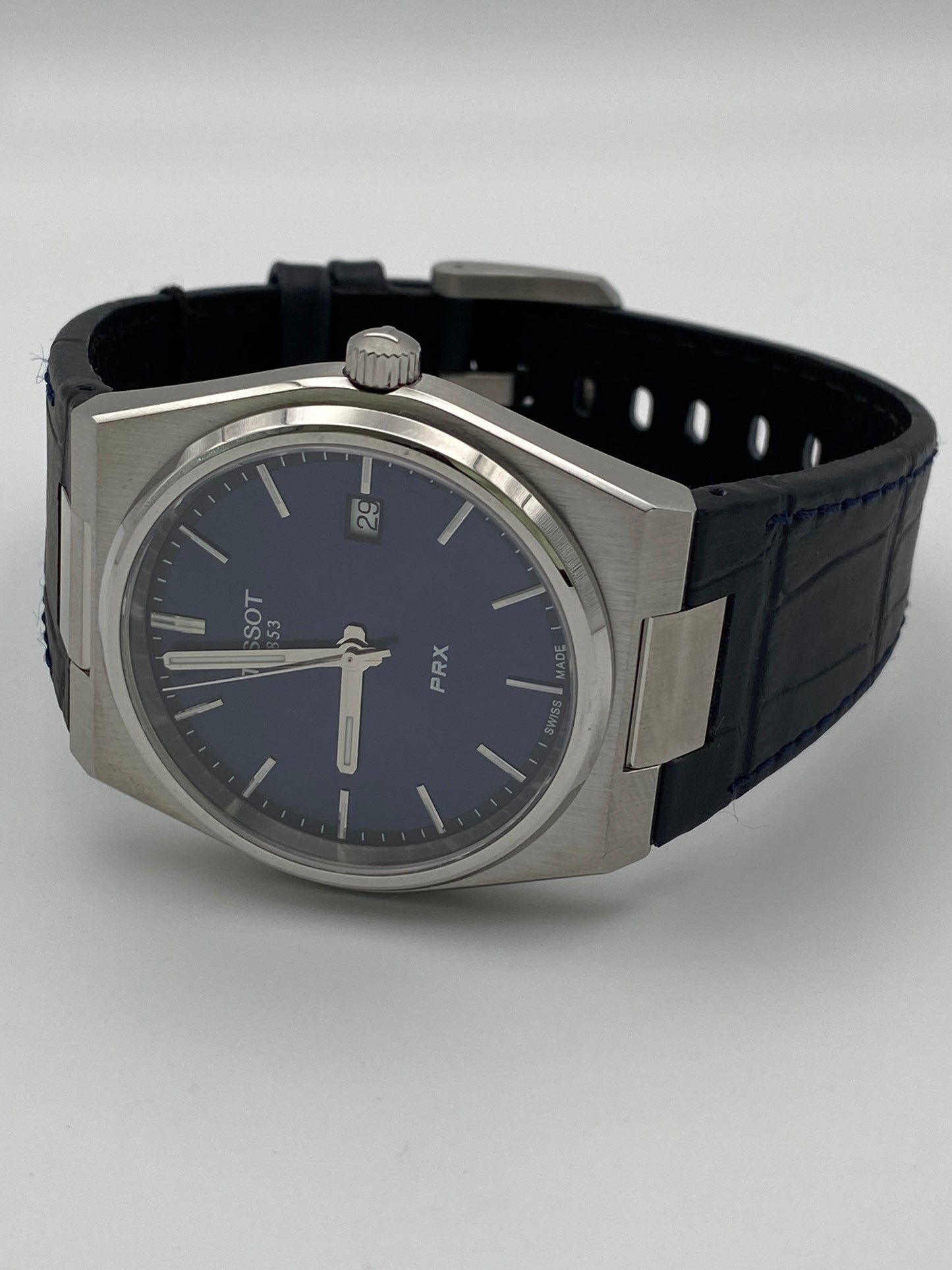 Tissot T-Classic PRX 40mm Men’s Watch – Blue (T1374101604100)