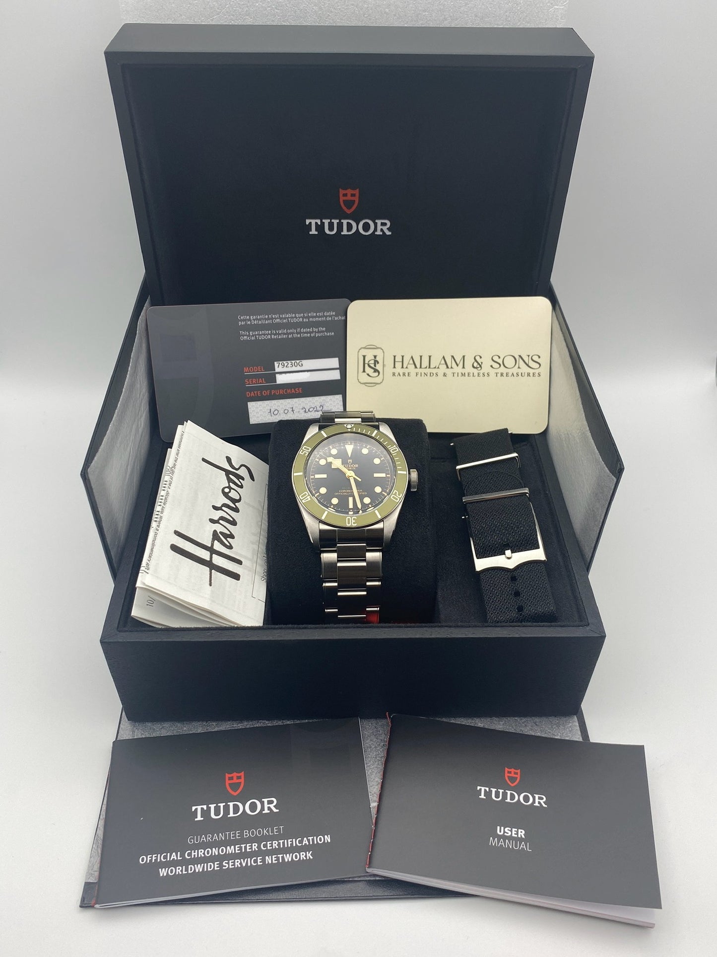 TUDOR Heritage Black Bay “Harrods Exclusive” – Ref. 79230G – Special Edition No. 9048 (2022)