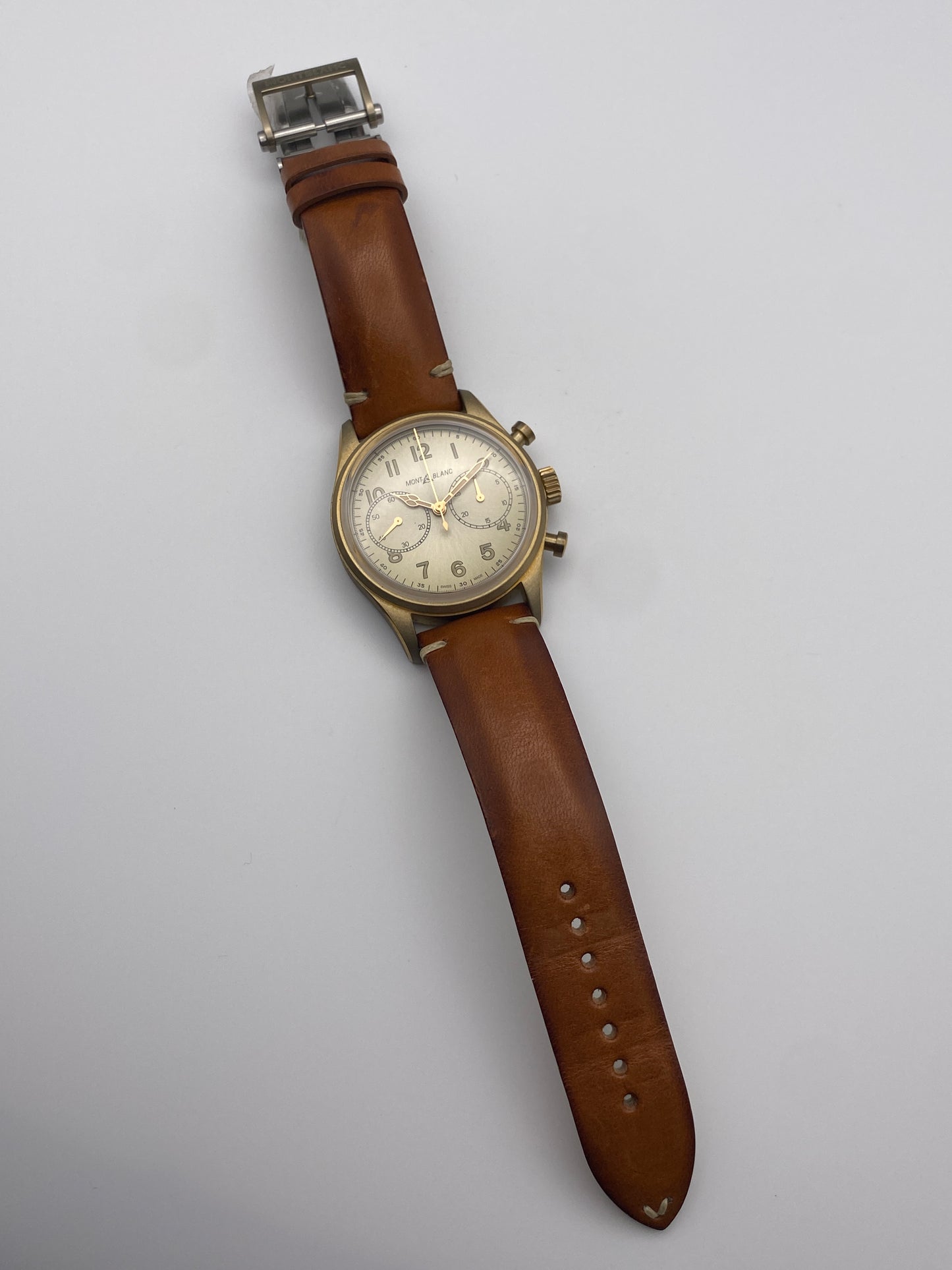 Montblanc 1858 Automatic Chronograph Bronze 42mm – Ref. 118223 – Full Set – Mint