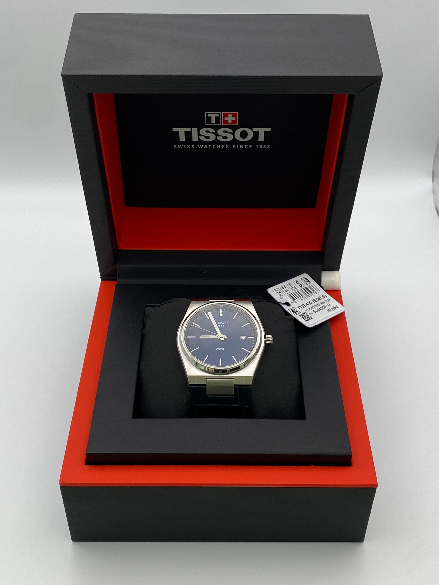 Tissot T-Classic PRX 40mm Men’s Watch – Blue (T1374101604100)